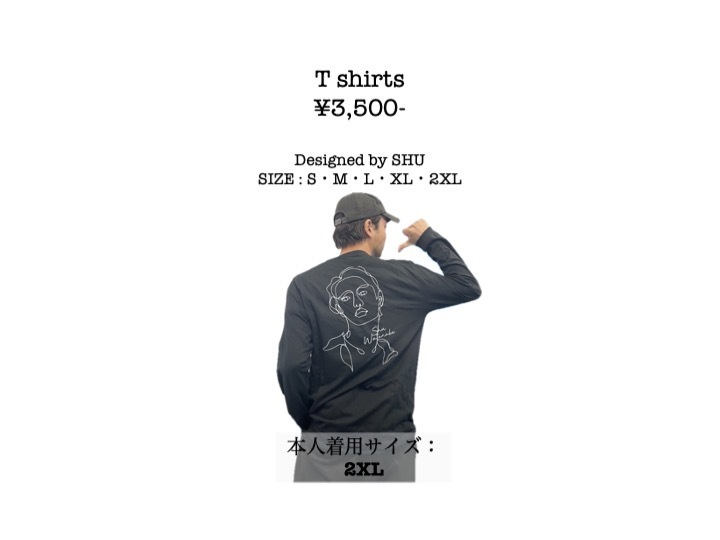 FAN MEETING 2023 グッズ　Tシャツ designed by shu
