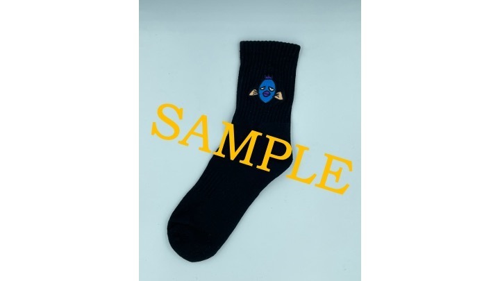 ジャズ靴下（黒） designed by Shu